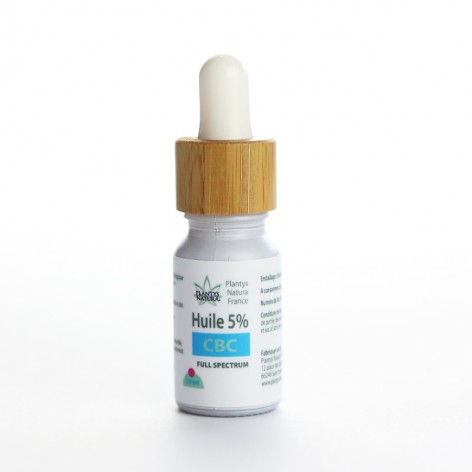 Huile CBC 5%  Flacon Full Spectrum Plantys Natura