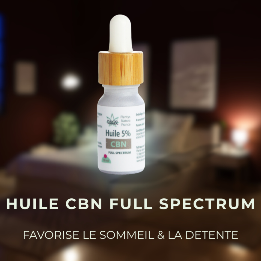 huile cbn full spectrum 5 pourcent sommeil detente