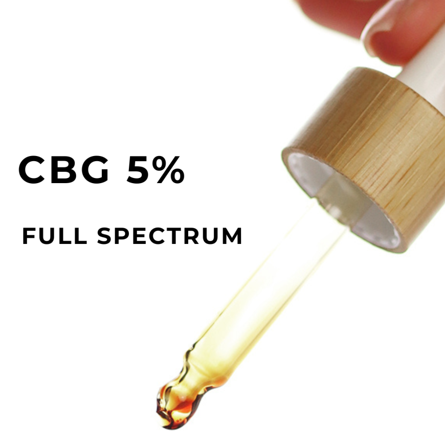 huile cbg 5 full spectrum pipette huile chanvre
