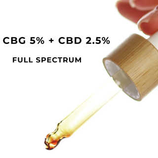 huile cbg cbd 5 2 5 full spectrum pipette huile chanvre