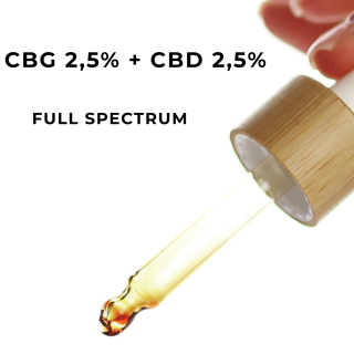 huile cbg cbd 2 5 full spectrum pipette huile chanvre