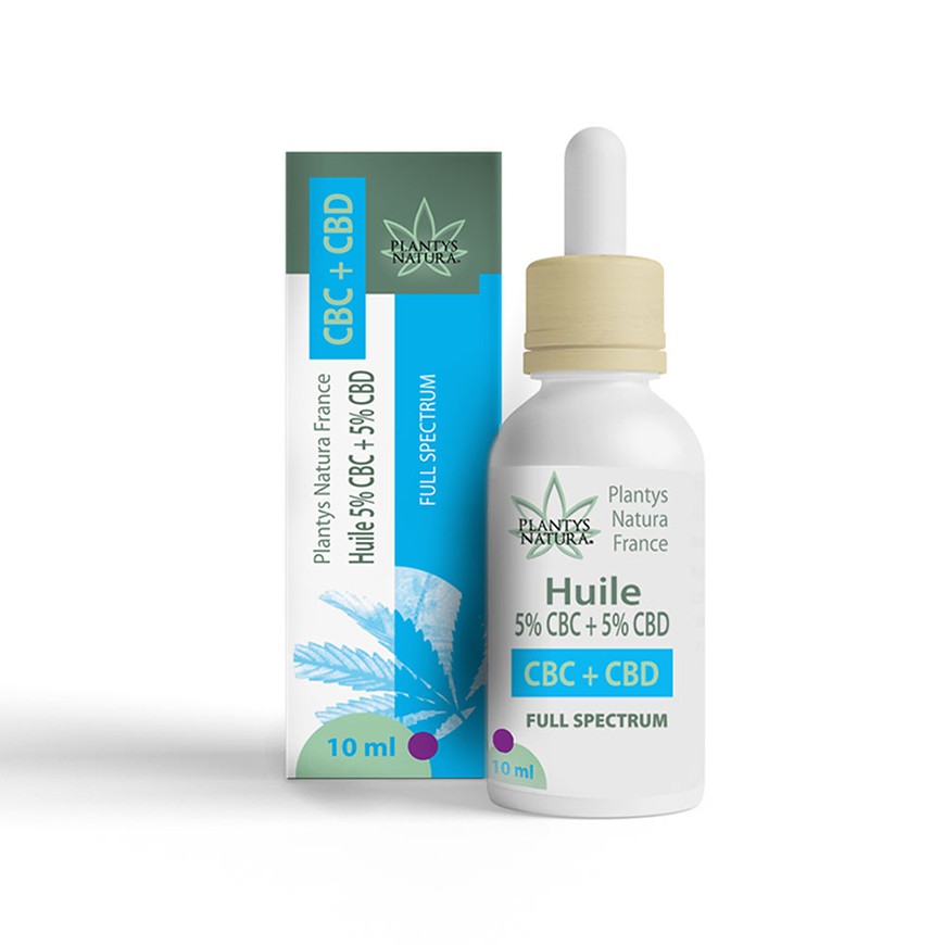 Huile CBD 5% et CBC 5% Full Spectrum Plantys Natura