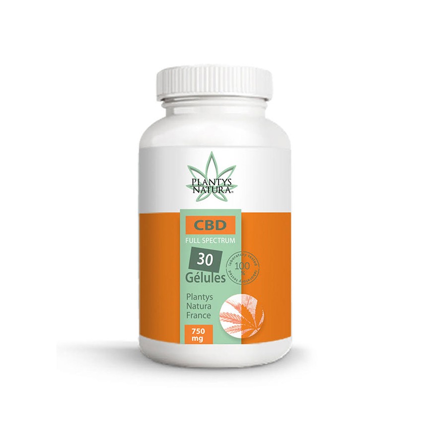 Gélules CBD 25mg boîte 30 capsules